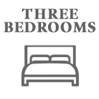3 BEDROOMS